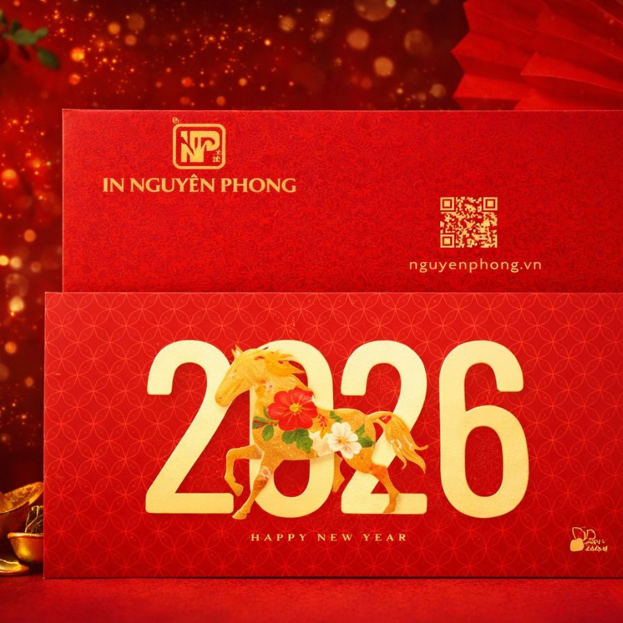 Các mẫu bao bì lì xì tết Bính Ngọ năm 2026